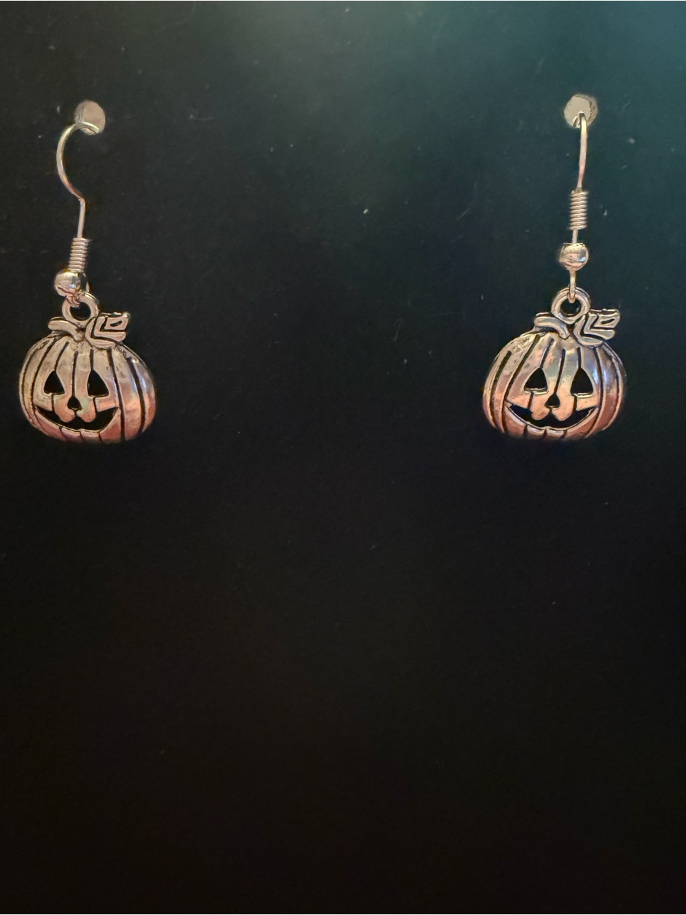 🎇Multi🎇Silver Pumpkin Dangle Earrings (3/$15)